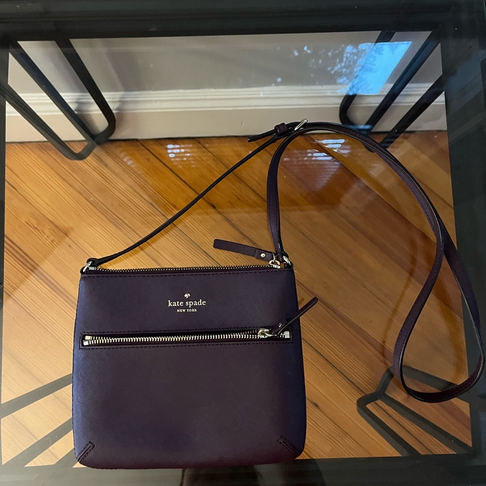 Kate Spade Dark Purple Crossbody Bag